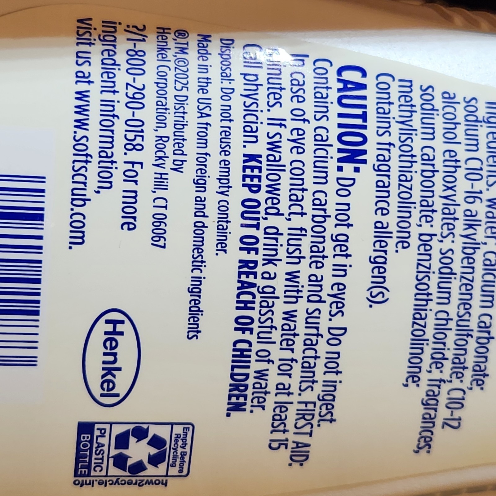 6 X Soft Scrub Lemon 36 Fl Oz All Purpose Cleaner Bathroom Kitchen Clean
