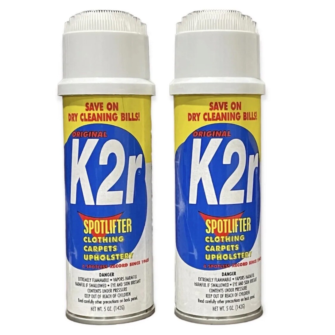 K2R Spot Lifter Carpet Cleaner Spot Remover Lot Of 2 Cans