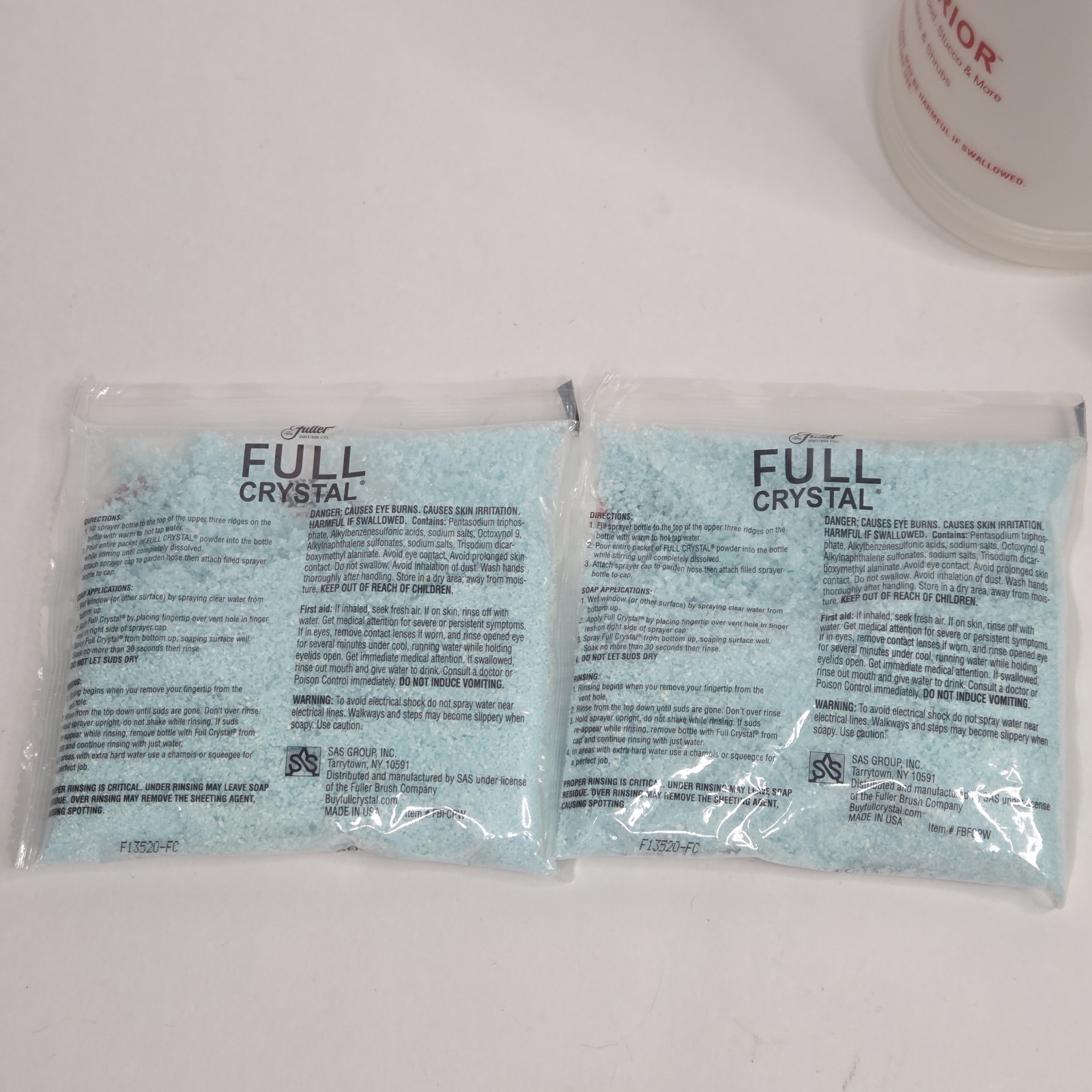Fuller Brush Full Crystal Exterior Kit Cleans Aluminum Vinyl Brick Wood Stucco