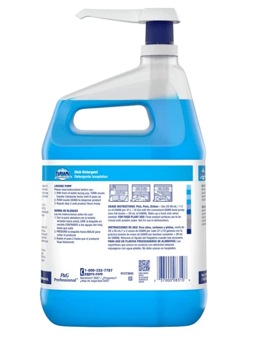 Dawn Professional Manual Pot and Pan Detergent – 1 Gal / Free Local Drop-Off