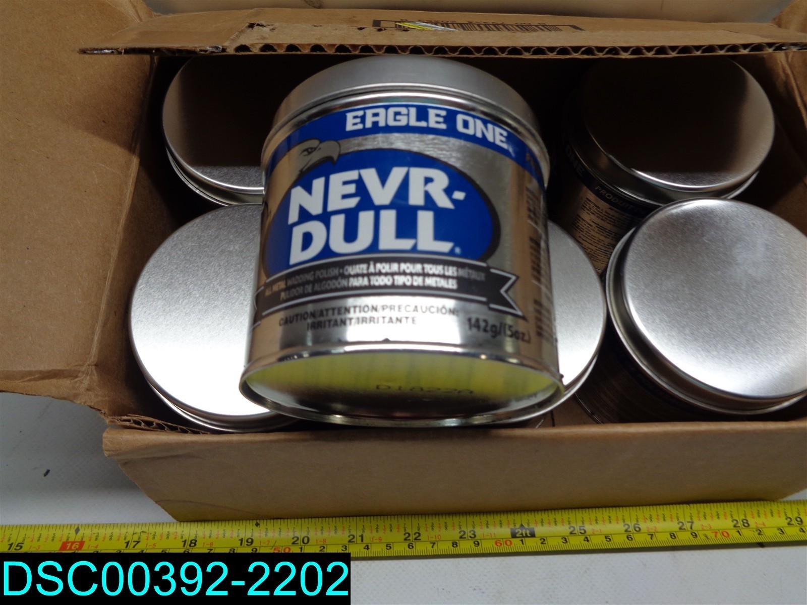 QTY=30OZ:(5OZ X 6) Eagle One 10355 Nevrdull All Metal Wadding Polish079933103553