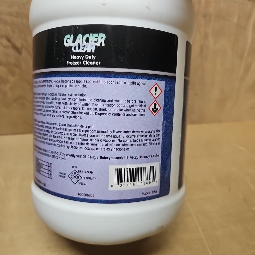 Glacier Clean Heavy Duty Freezer Cleaner – Specialty Quest-1 gallon – New