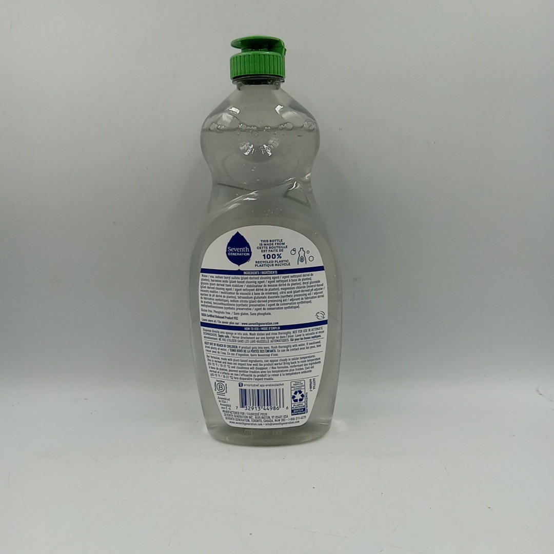 Seventh Generation Free and Clear Liquid Dish Soap Detergent 19 fl oz …. 158