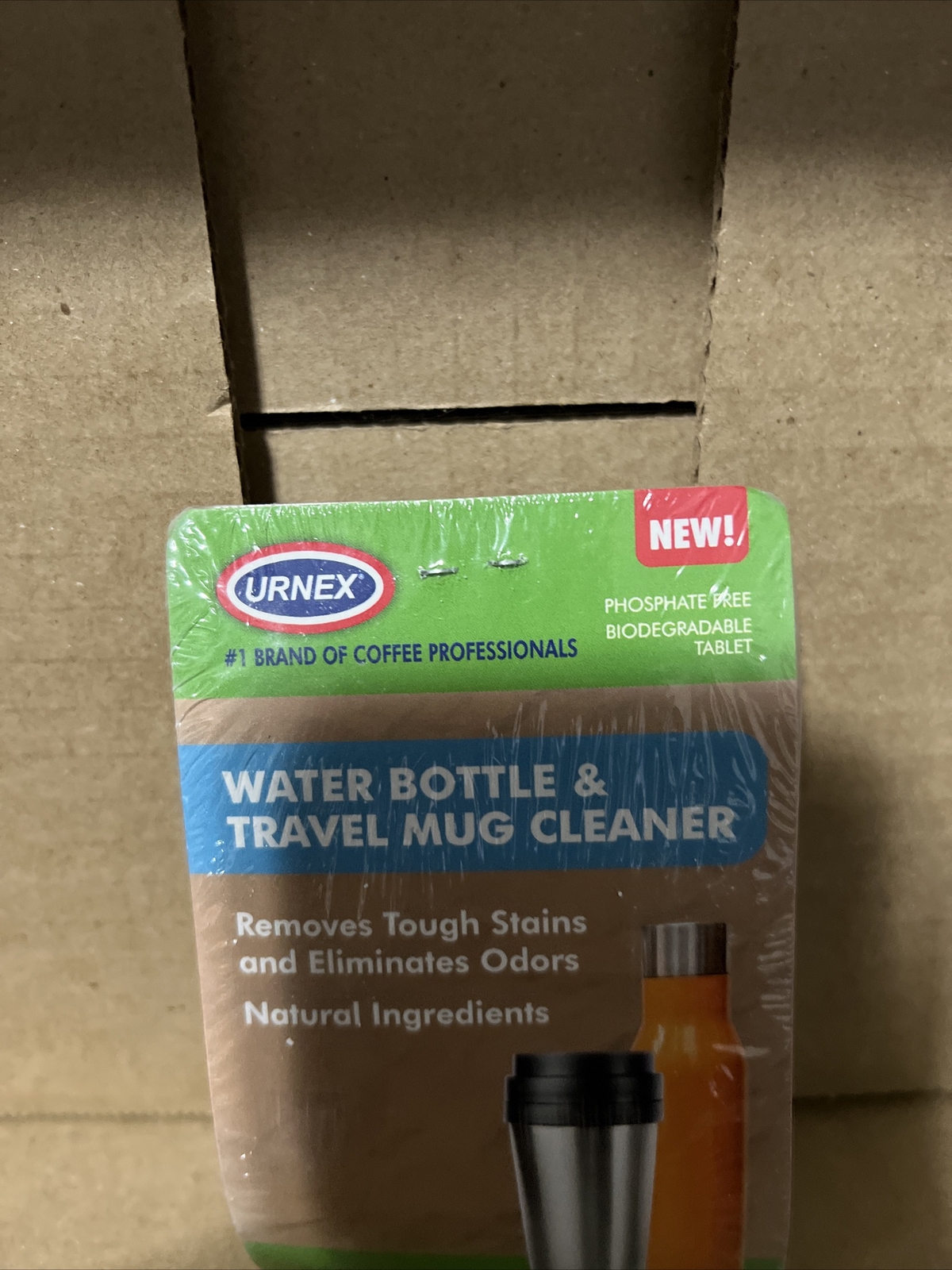 Urnex Water Bottle & Travel Mug Cleaning Tablets Biodegradable 32 Tabs 2g Each