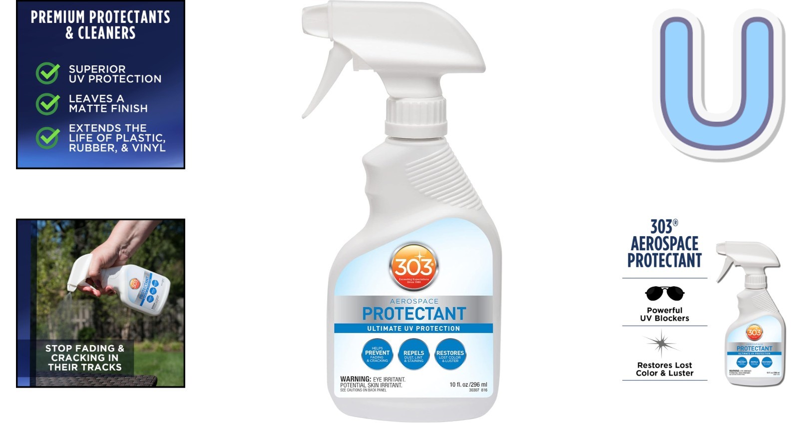 UV Protection Spray for Outdoor Surfaces – Matte Finish, Resilient 10 oz Formula