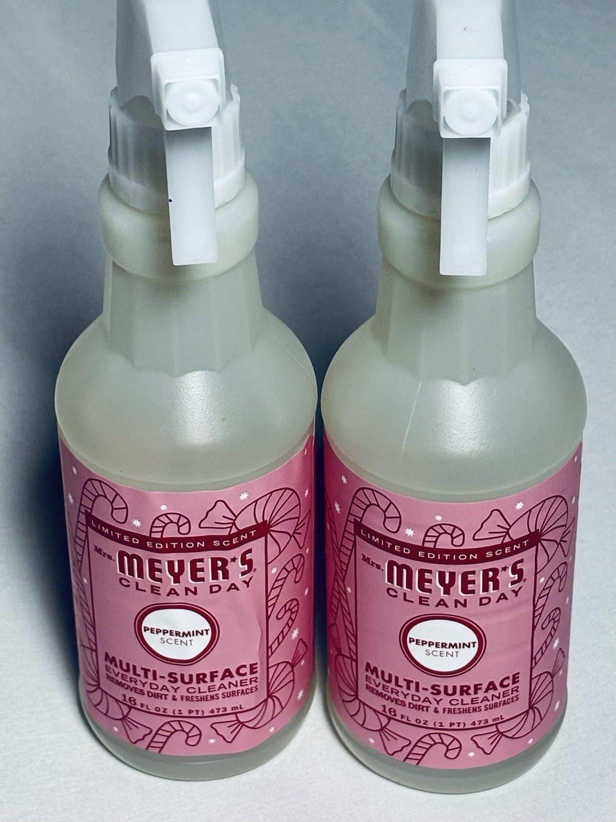 Mrs. Meyer’s Clean Day Limited Edition Peppermint Scent Multi-Surface Spray TWO