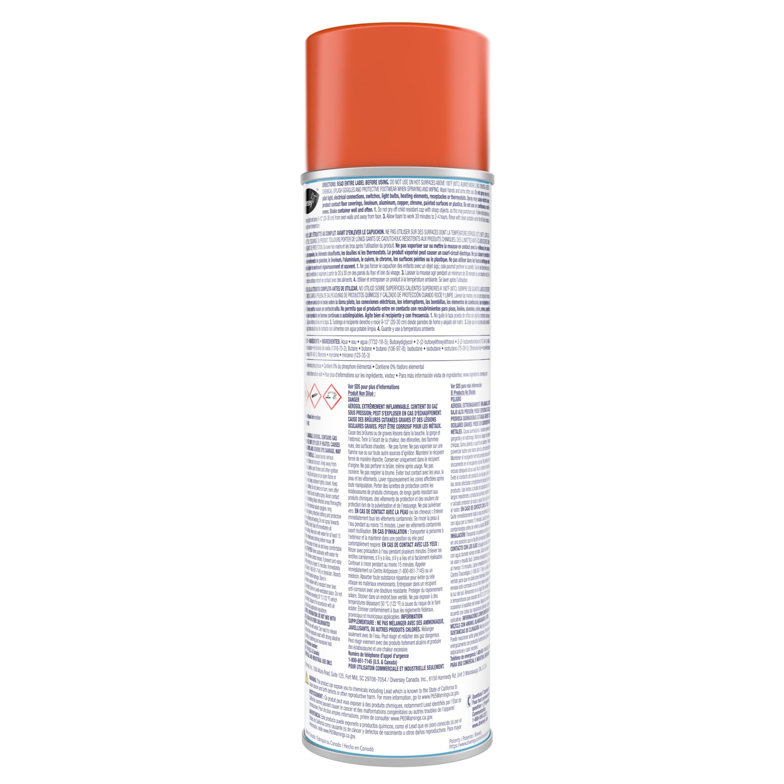114 Ounce Heavy Duty Cleaner for Commercial Ovens and Grills NSF Kosher