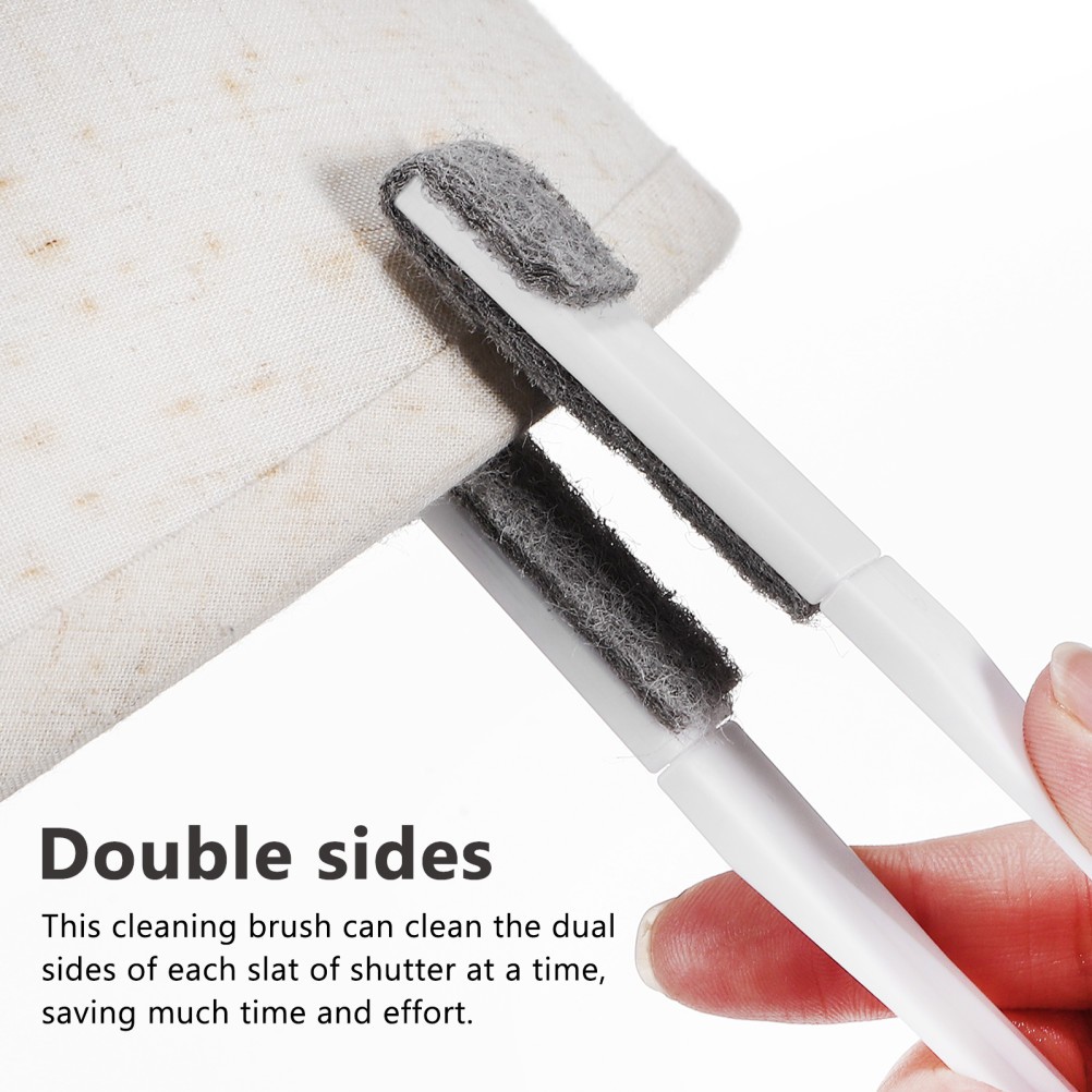 1 Set Double Sided Blind Cleaner Duster for Window Fan Vent Cleaning Tool