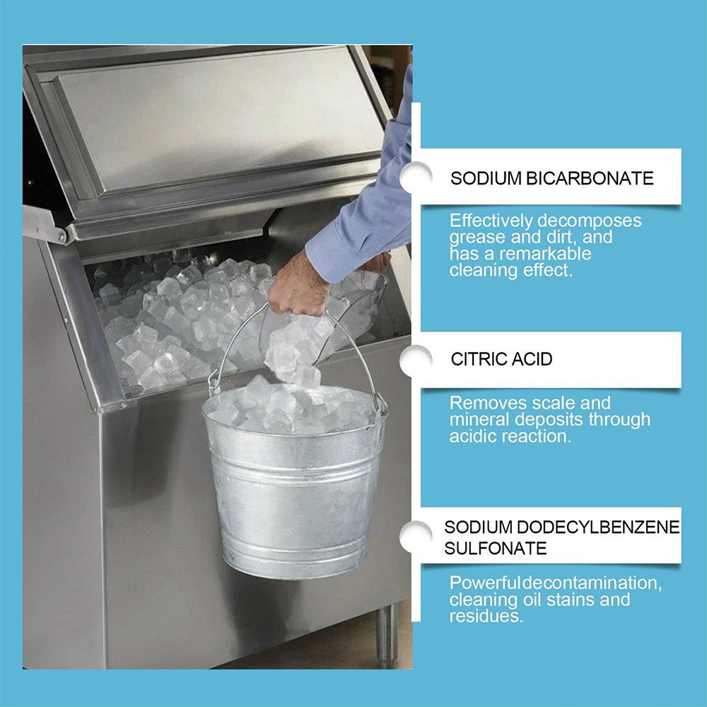 Ice Machine Cleaner Maker Descaler 12PCS Clean Tablets Gentle Cleaning&Descaling