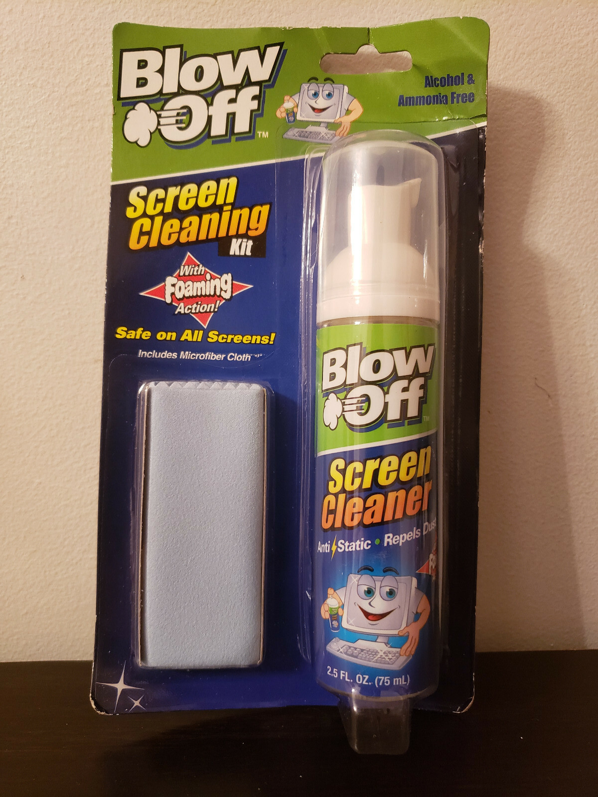 New, Unopened Blow Off Screen Cleaning Kit 2 .5 FL.oz (75 ml) Item Code: FK-2603