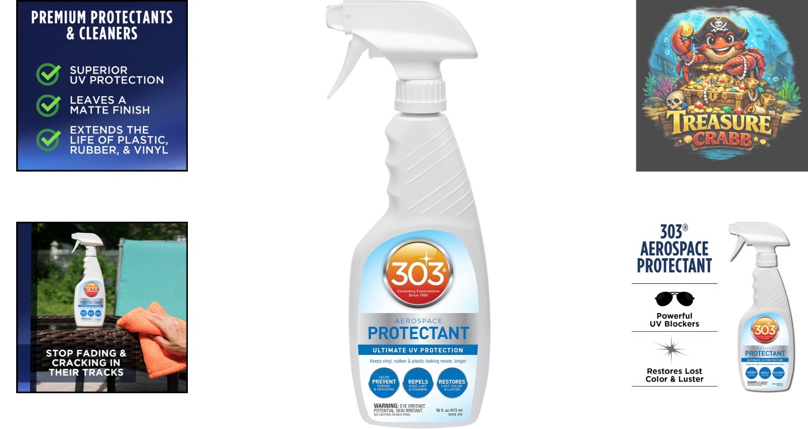 Protect and Preserve: 30308CSR UV Protectant Spray, Matte Finish, 16 Fl. Oz.