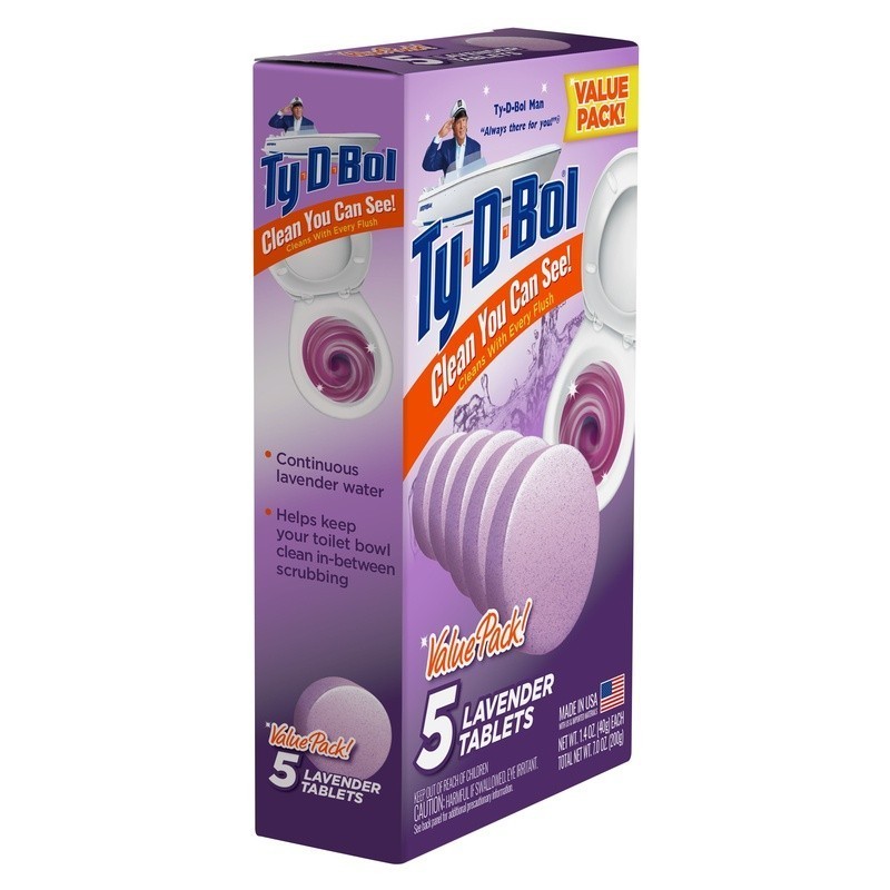 Toilet Bowl Cleaner Tablets Bleach Free Stain Removal Long Lasting Freshness New