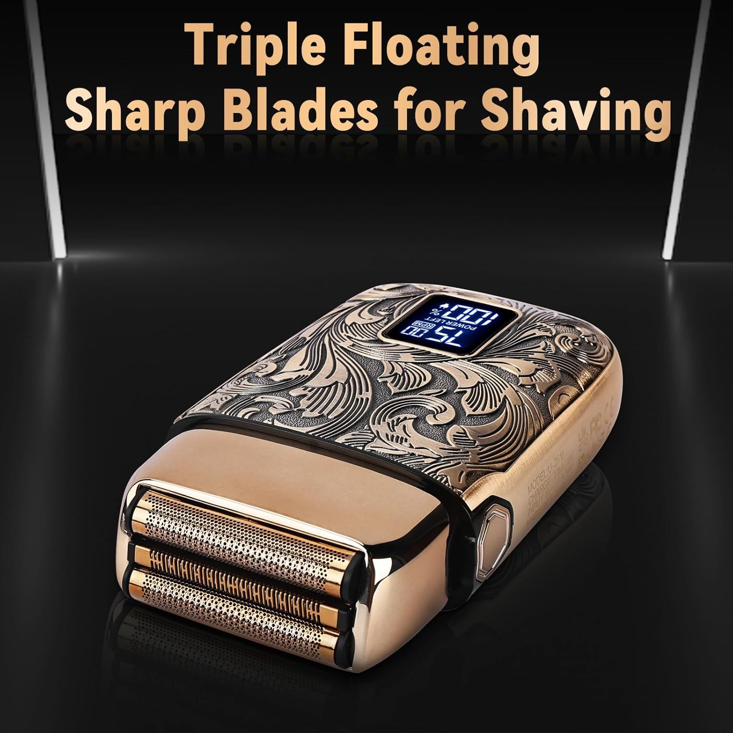 Ufree Close Shave Electric Foil Shavers for Men, 3-Speed Electric Razor, Bald