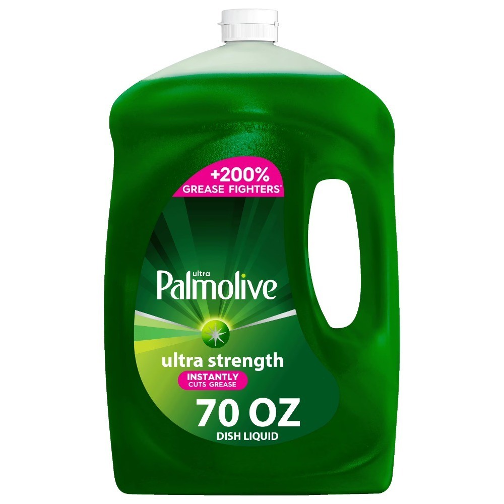 Ultra Strength Liquid Dish Soap for Kitchen Cleaning 70 fl oz Large Bottle