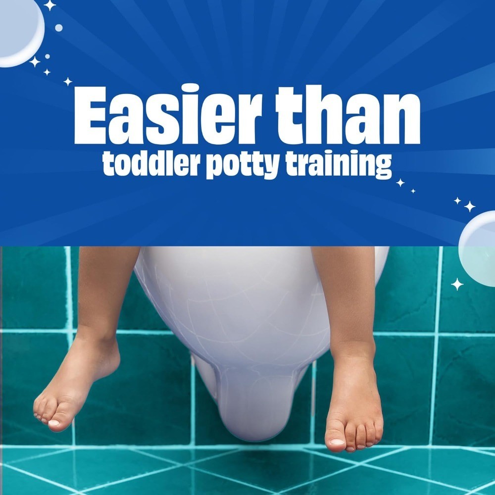Foaming Toilet Bowl Cleaner Drop In Powder Pouches Easy Use 100g 2 Pack