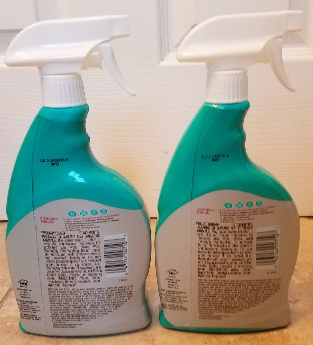 (2) Cloralen Bathroom Cleaner With Bleach Spray Fresh Scent 22 fl Oz Each NEW
