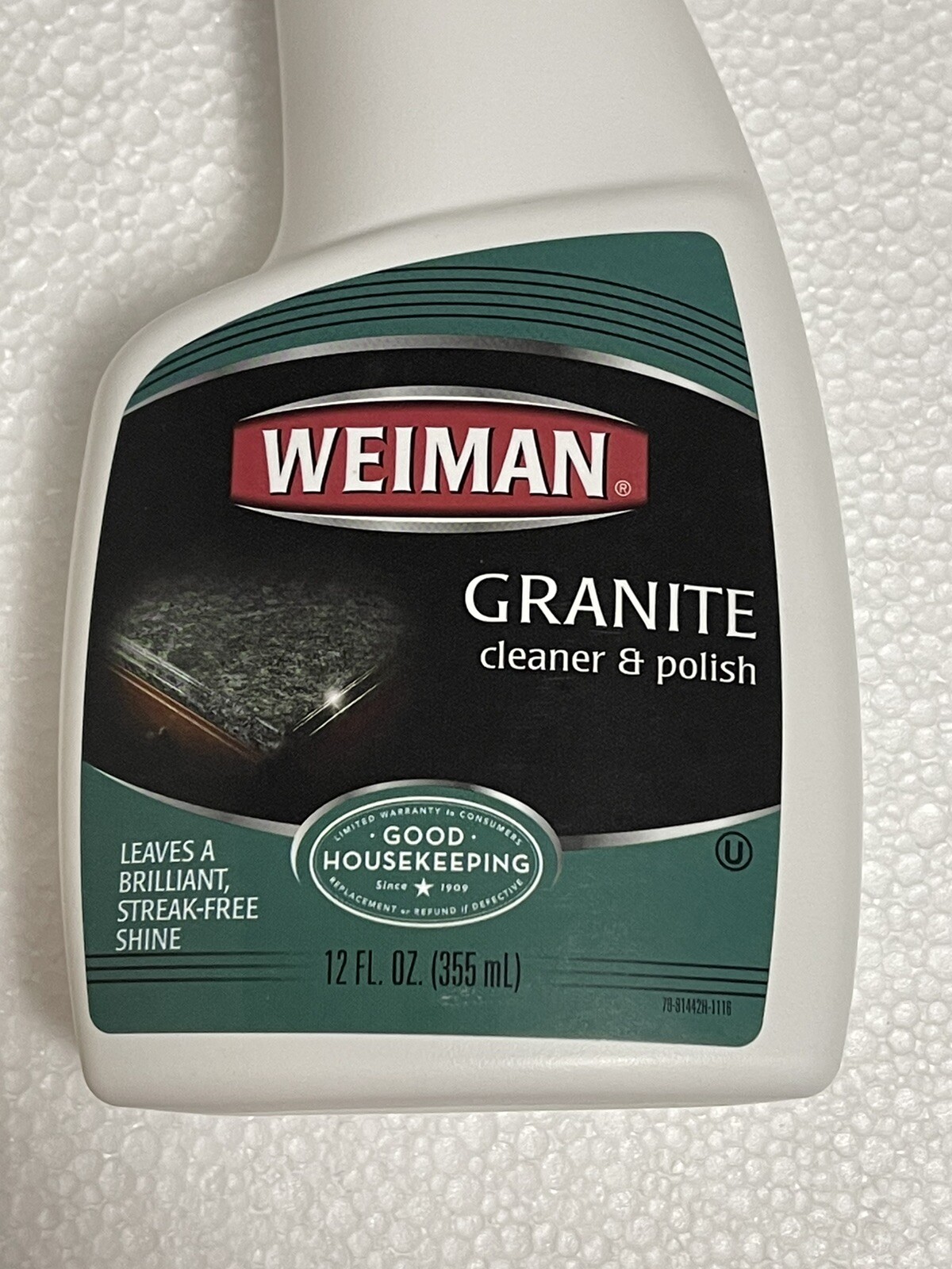 Granite Marble Stone Cleaner & Polish clean shine 12 oz Trigger Spray WEIMAN 078