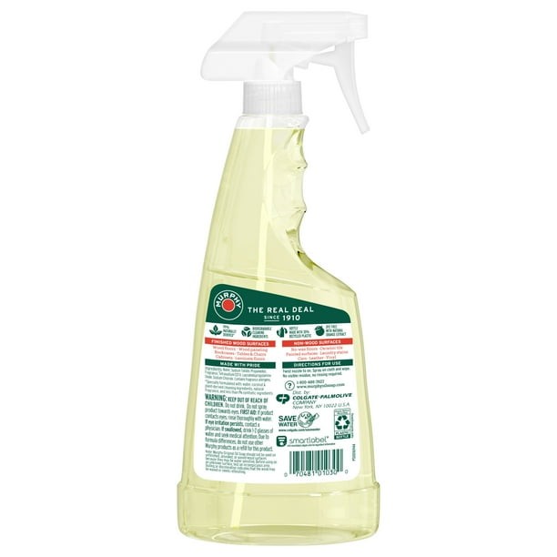 Murphy Oil Soap Cleaning Spray, Wood Cleaner, No-Rinse Floor Cleaner, 22 fl oz B