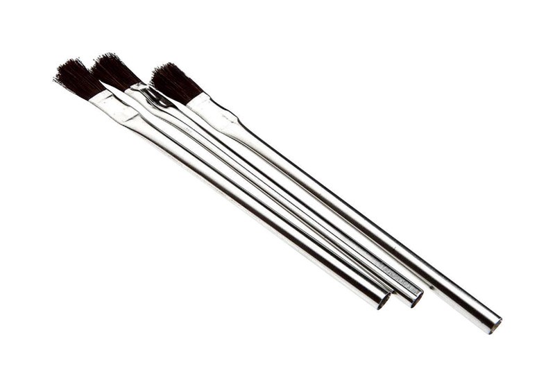 Forney 60300 Horsehair Silver Solder Flex Brush 6 L x 1/2 W in. with Tin Handle