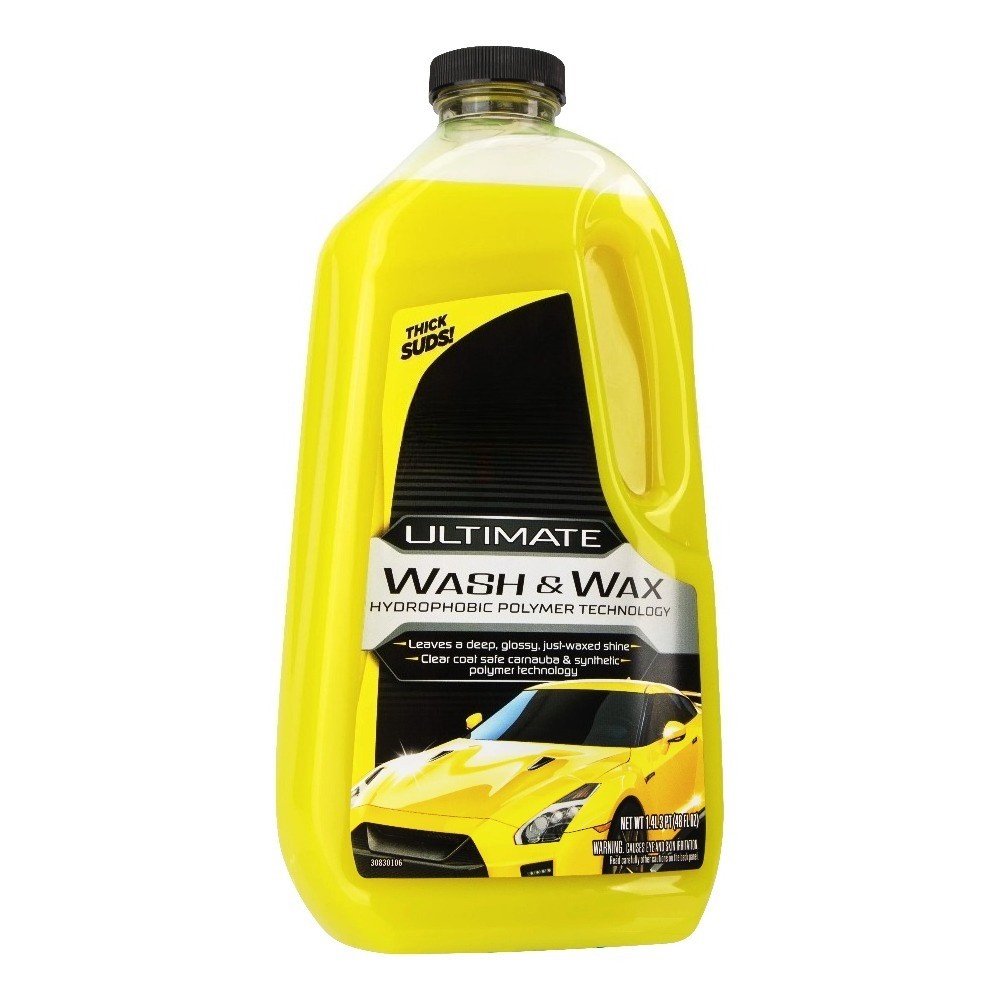 (2 pack)Ultimate Car Wash and Wax, Hybrid Glossy Shine and Protection, 48 fl oz.