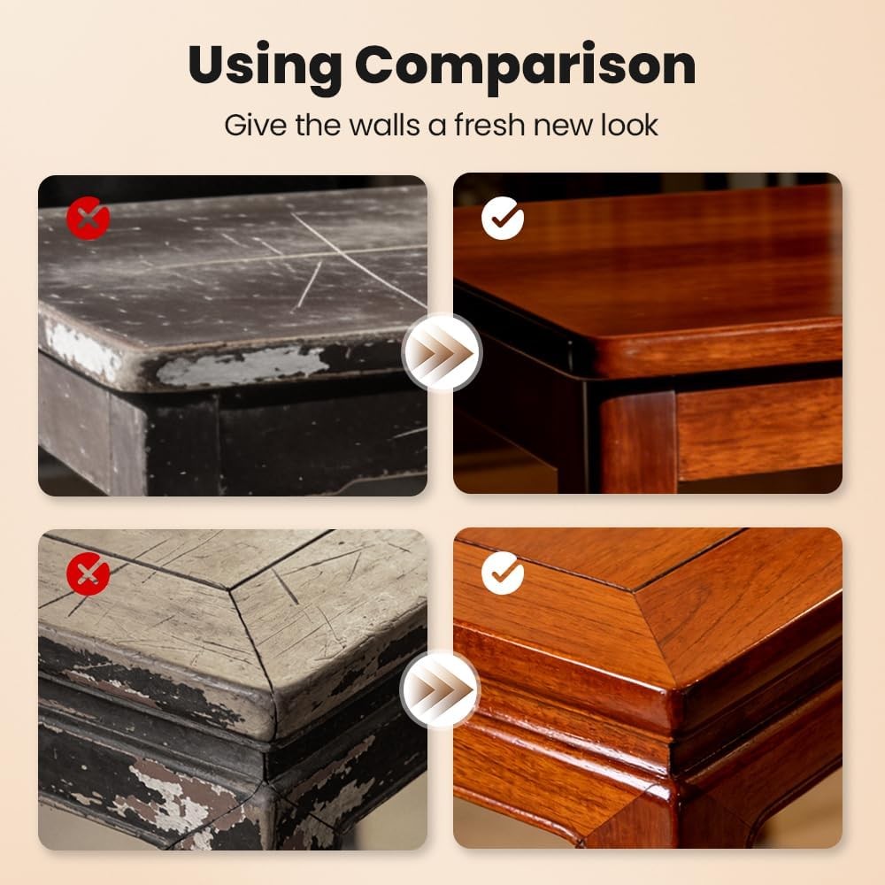 Wood Floor Scratch Repair Kit,Restore Finish For Wood Furniture Repair 30+30ml