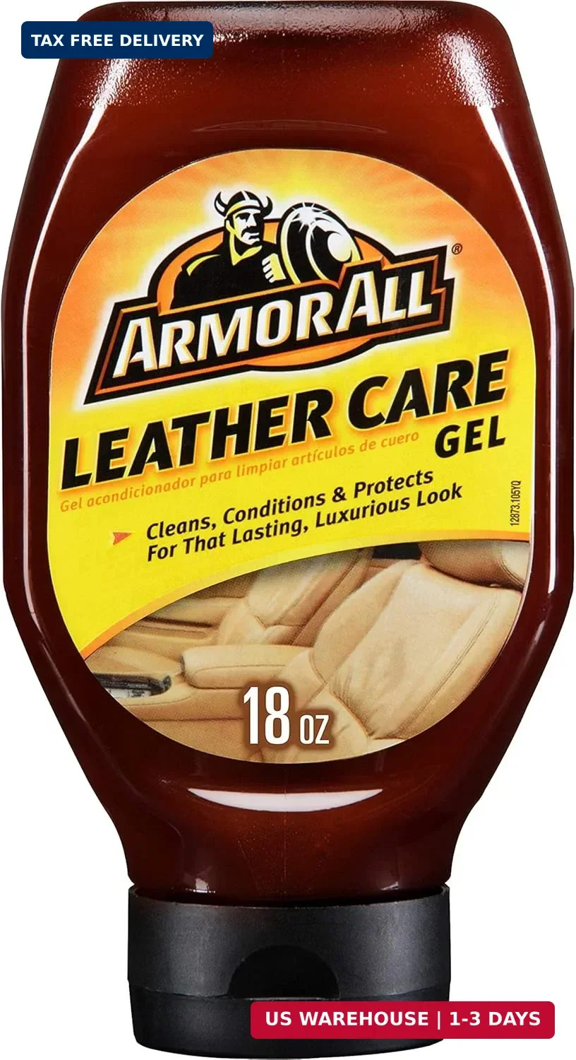 Armor All Car Leather Conditioner Gel, Interior Cleaner for Cars, Trucks and Mot