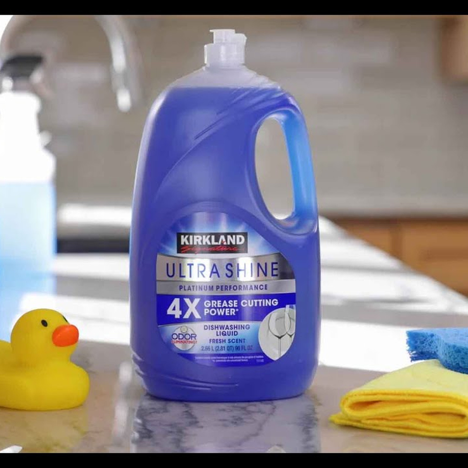 Kirkland Signature Commercial Dishwashing Liquid 90 oz Heavy Duty Degreaser Soap