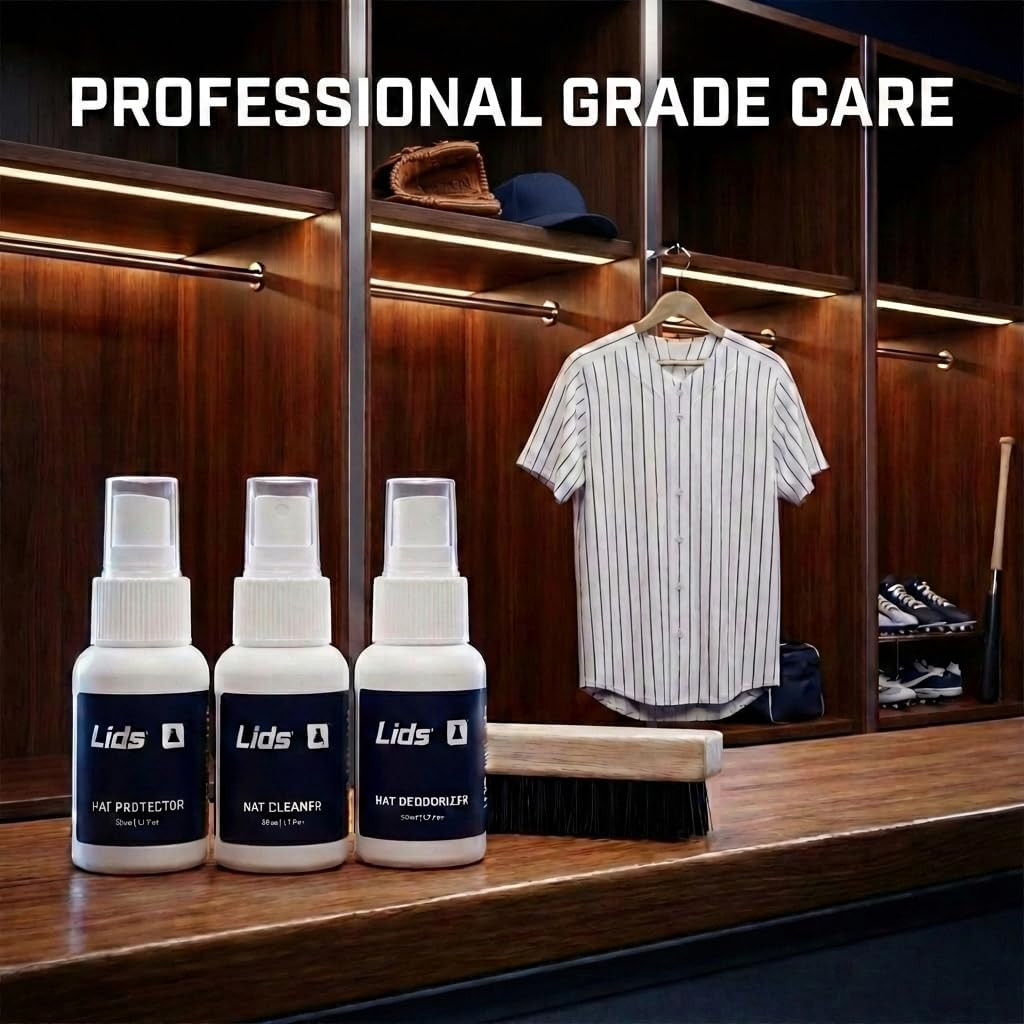 Complete Hat Care Kit – Easy to Use Cleaner + Deodorizer + Protector + Premium B