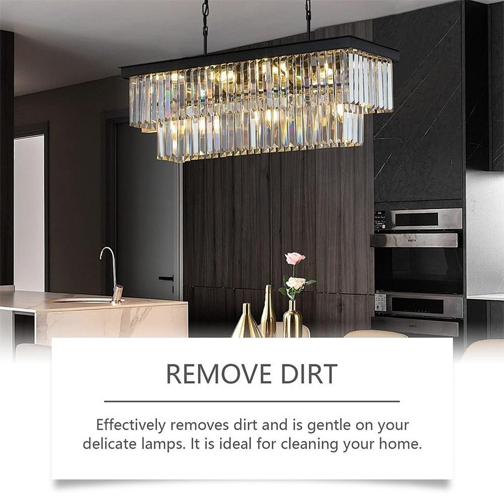 237ml Chandelier Cleaner Drip Dry Spray, No Wipe Dust Remover for Chandelier