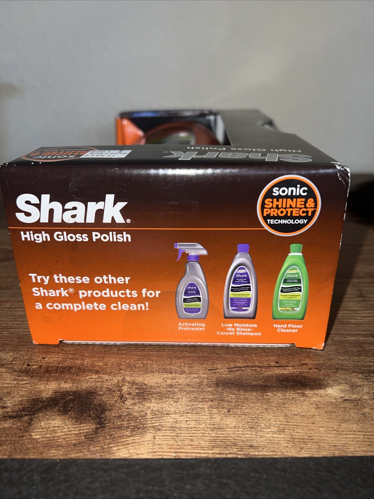 Shark Sonic DUO Wood & Hard Floor High Gloss Polish 28oz W Pad- Discontinued