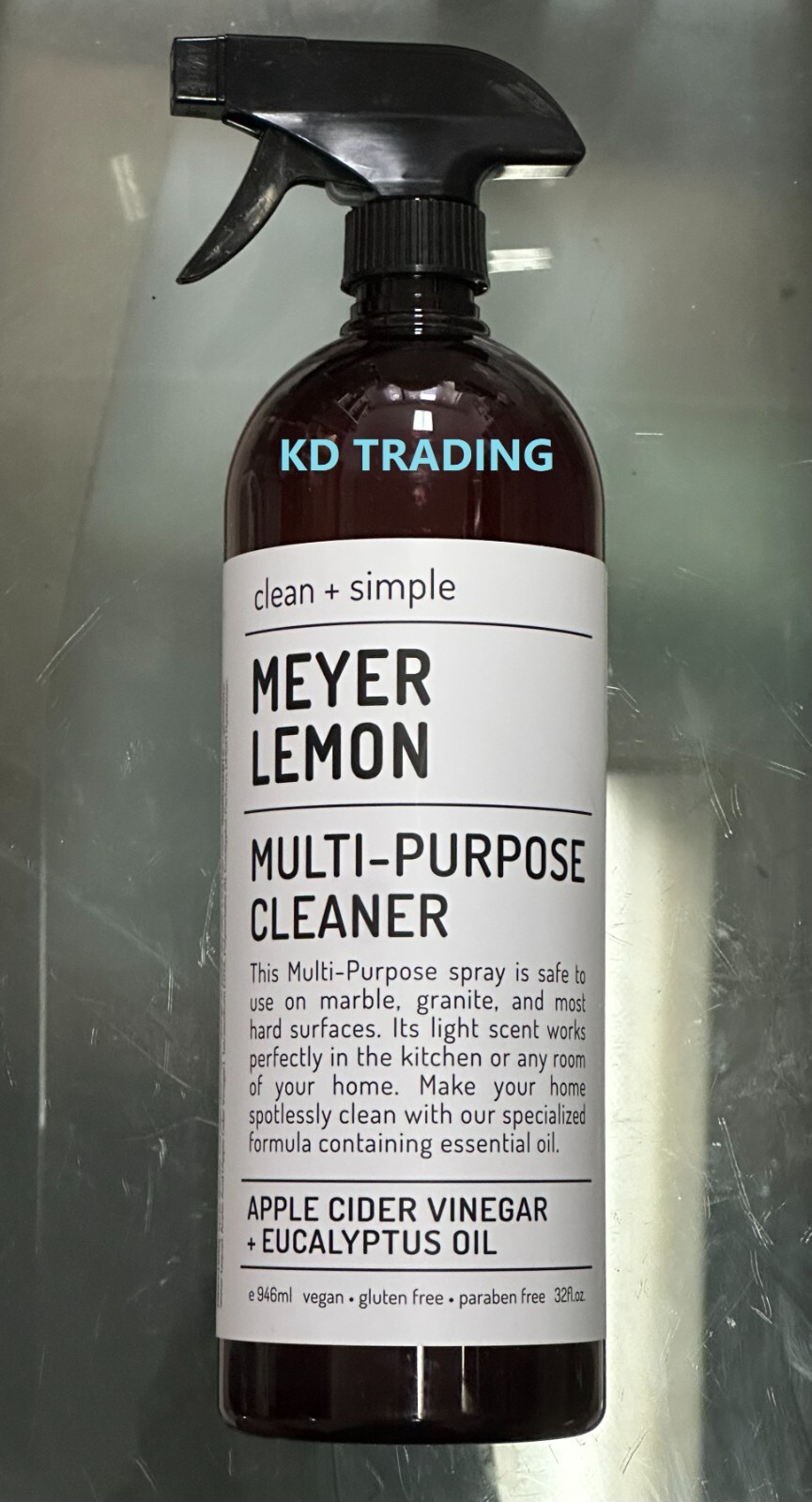 CLEAN + SIMPLE ~ MEYER LEMON Kitchen Refresher Cleaner Odor Deodorizer 946ml