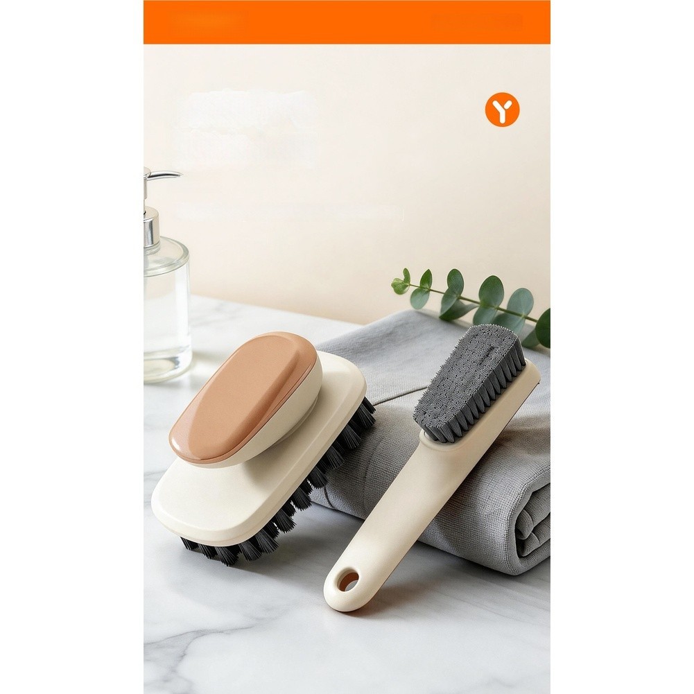 Soft Bristle Brush for Shoes Clothes and Home Use with Hanging Hole 11x6x6cm