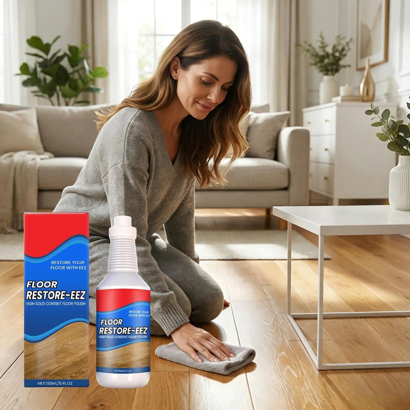 2x 150ml Clean-Eez Ultimate Floor Restorer Polish Revitalize,Protect,Shine Wood