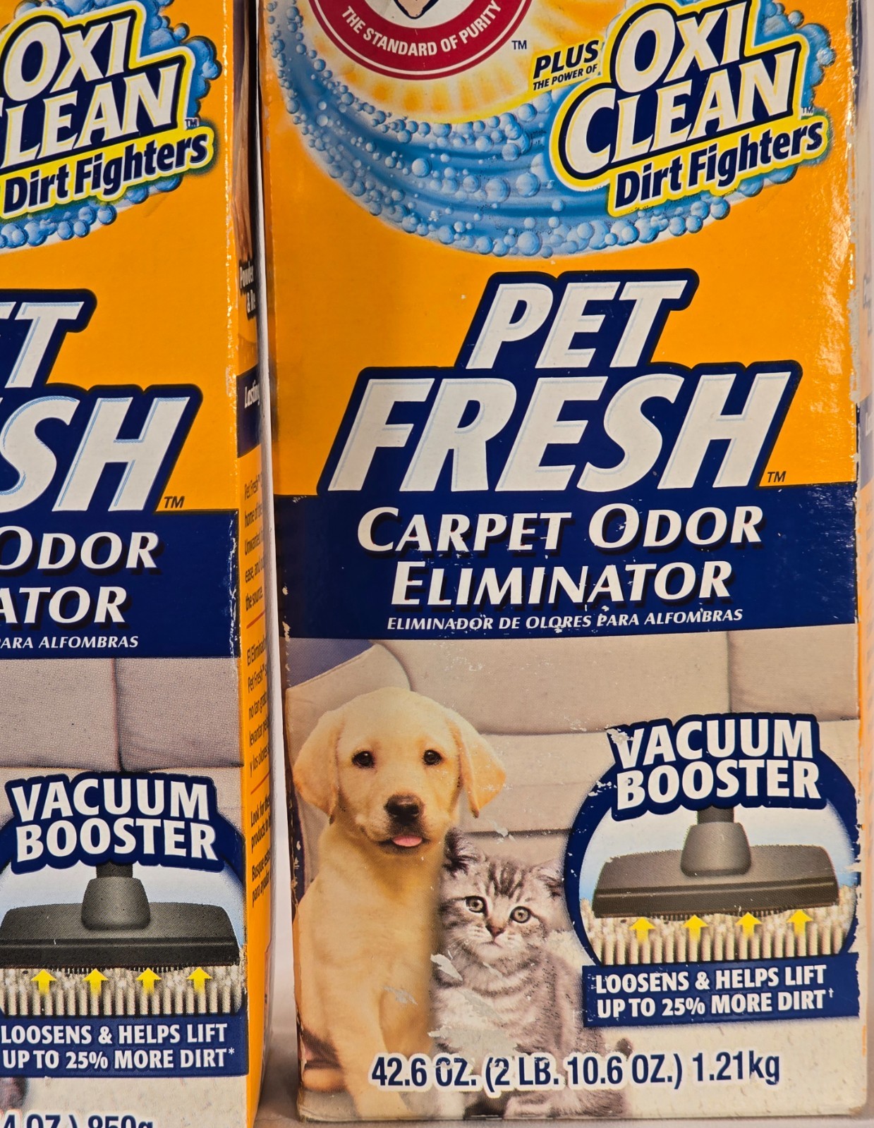 2 Boxes (Different Sizes) Arm & Hammer Pet Fresh Carpet Odor Eliminator