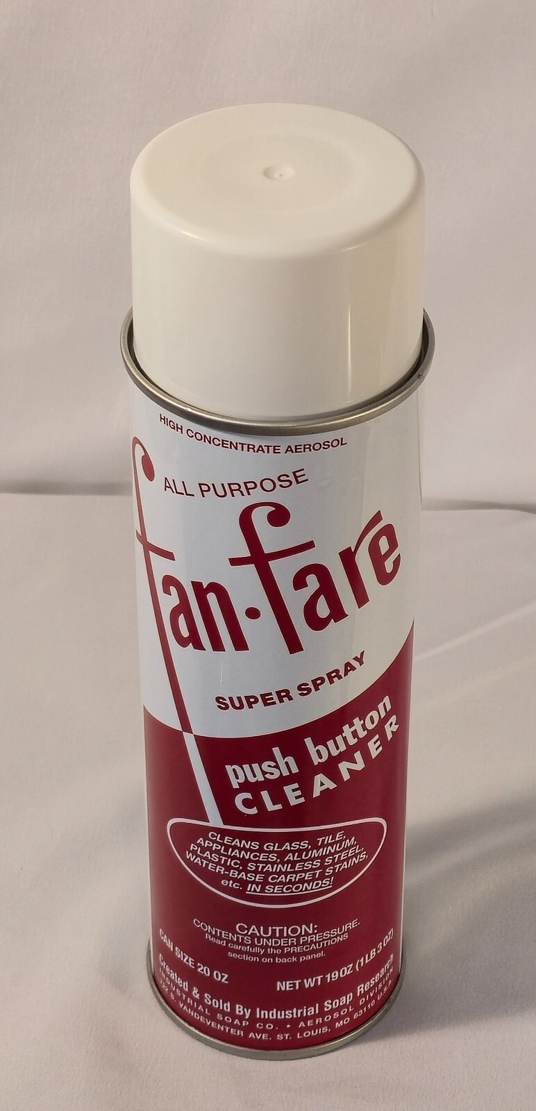 All Purpose Fan Fare Super Spray Push Button Cleaner High Concentrate Aerosol