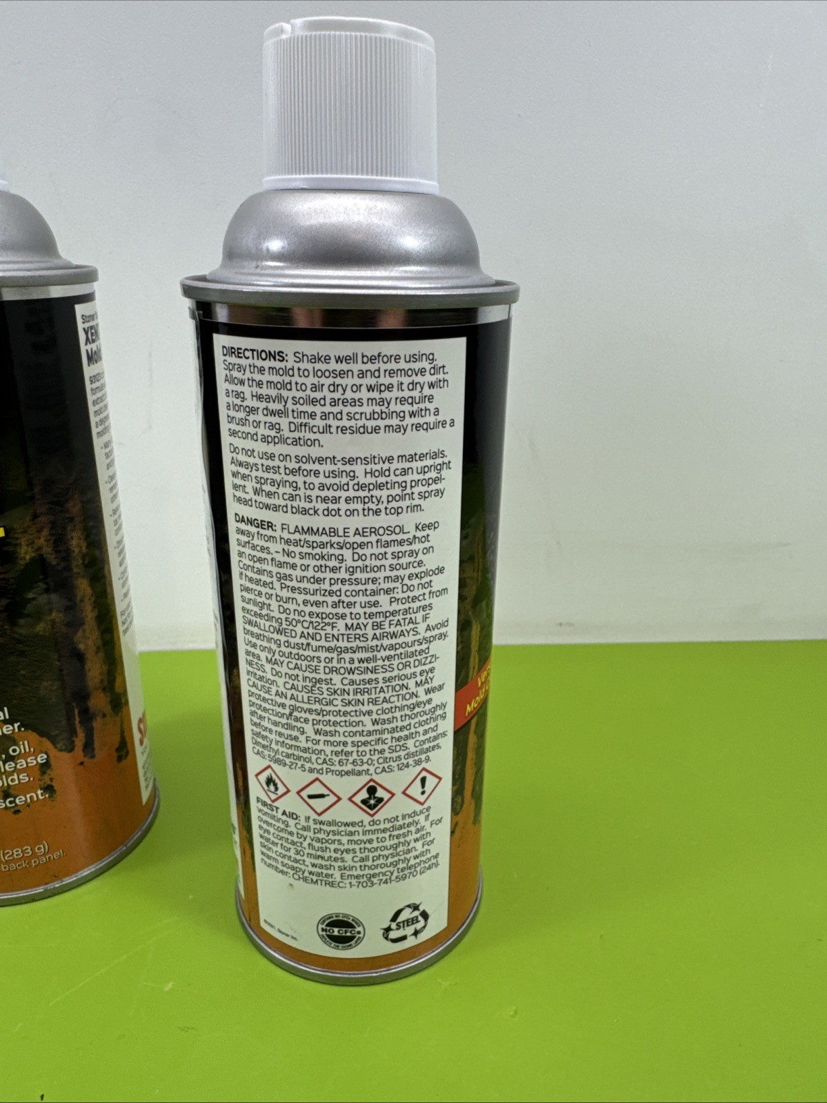 93123 Xenit Natural Citrus Mold Cleaner & Shop Degreaser 2 Cans