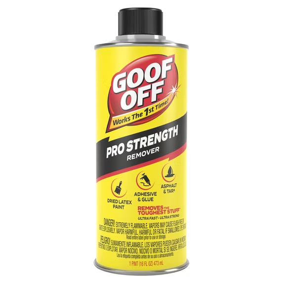 Goof Off FG653 Professional Strength Remover, Pourable 16-Ounce, Liquid