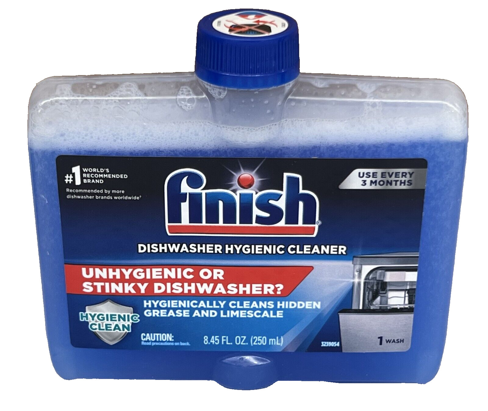 Finish Dishwasher Hygienic Cleaner 8.45 oz