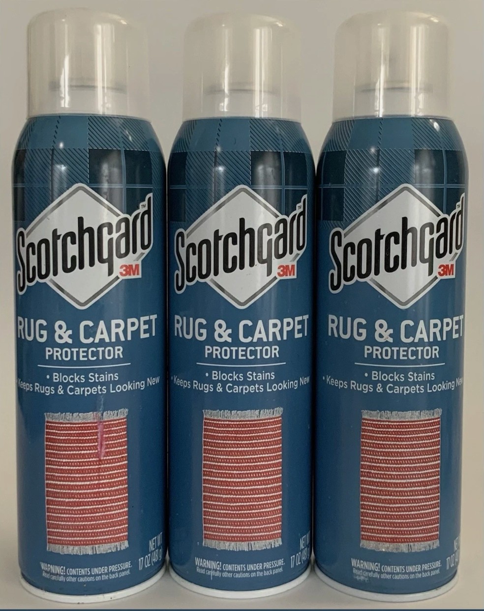 Scotchgard Rug & Carpet Protector – 17 Oz – FREE SHIPPING SET OF 3 – NEW!