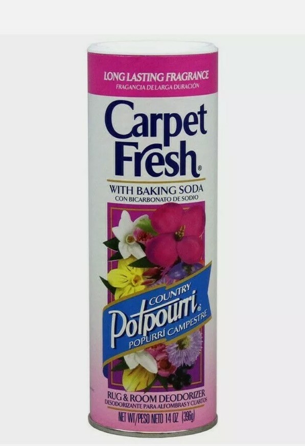 6 PK Carpet Fresh CARPET ODOR ELIMINATOR 14 oz. Powder Country Potpourri Scent