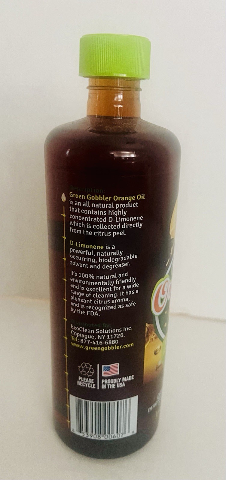 New Green Gobbler Orange Oil Home & Garden 22.5 Fl OZ Natural Safe Biodegradable