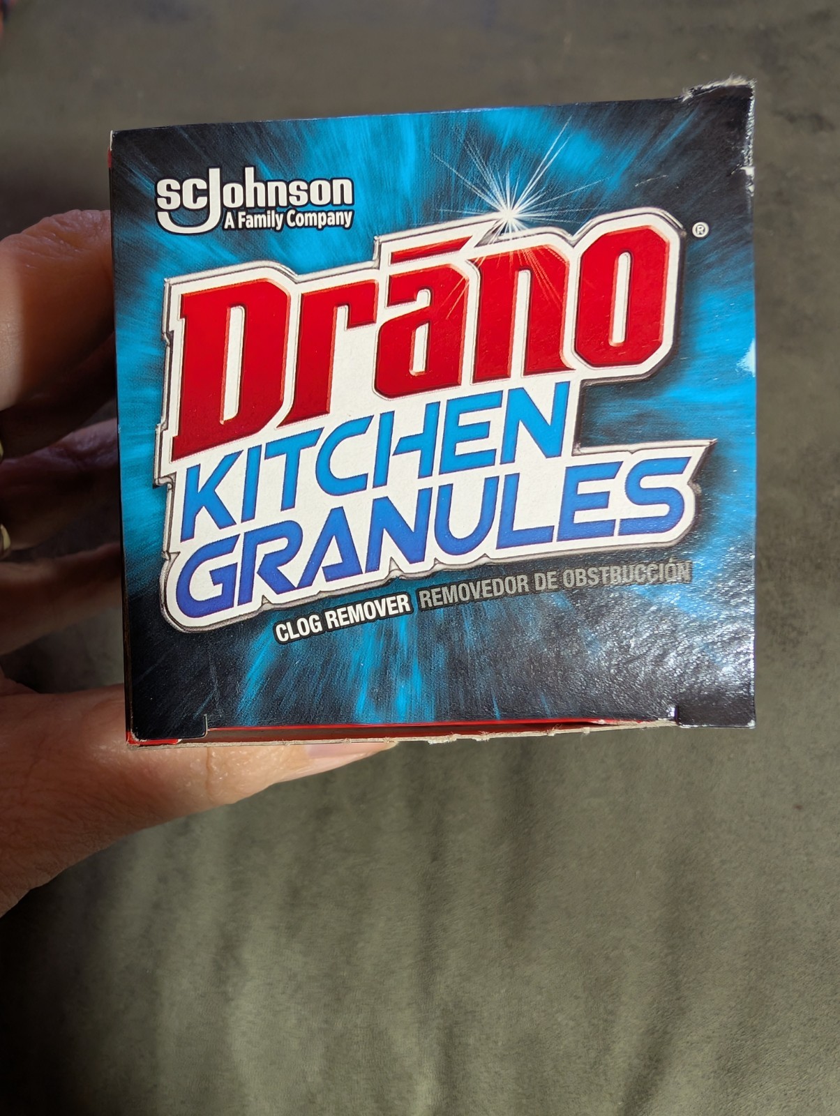 Drano Kitchen Granules Clog Remover, Destroy Tough Clogs, 8.8 Oz