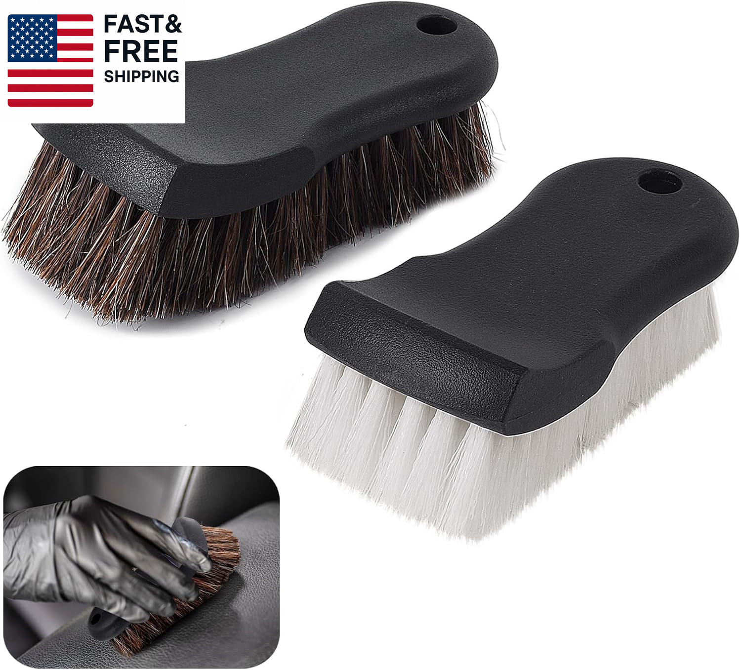 Upholstery Brush, Upholstery Brush Set, Leather Cleaning Brush, Carpet Brush Ca