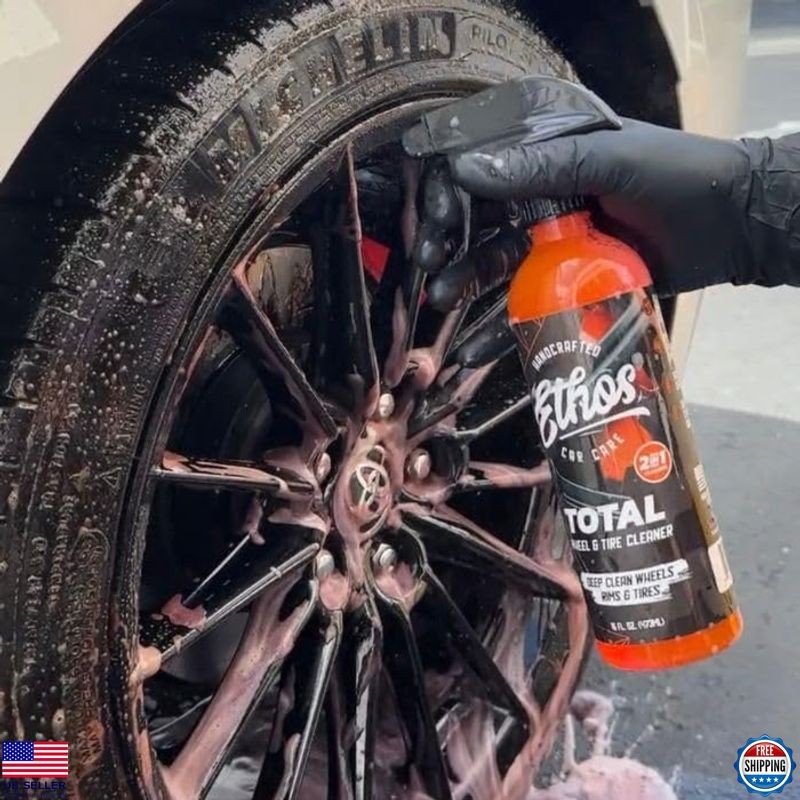 All-In-One Wheel & Tire Cleaner – Dissolves Brake Dust, Safe for All Finishes