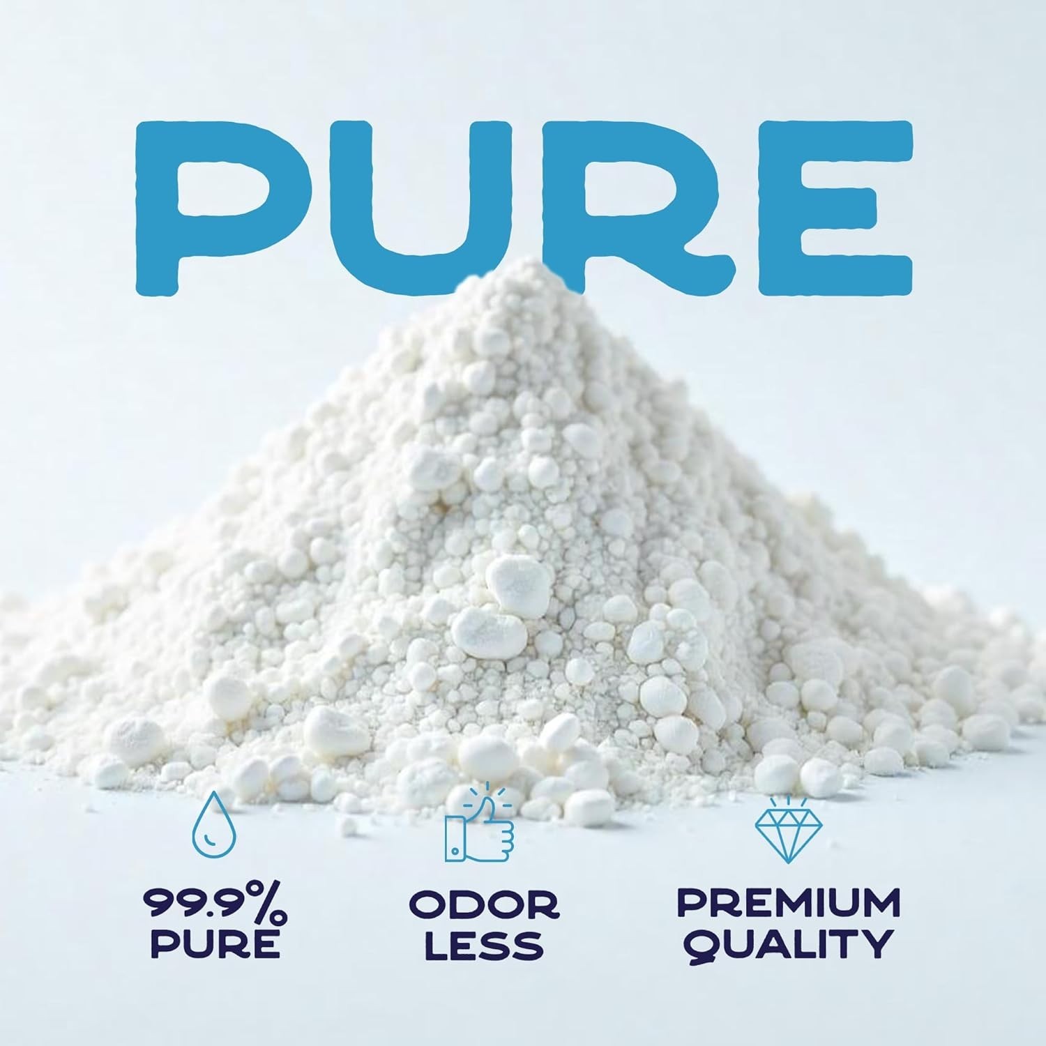 2 lbs Boric Acid Granular Powder – Fast-Acting Stain Remover & Odor Eliminator
