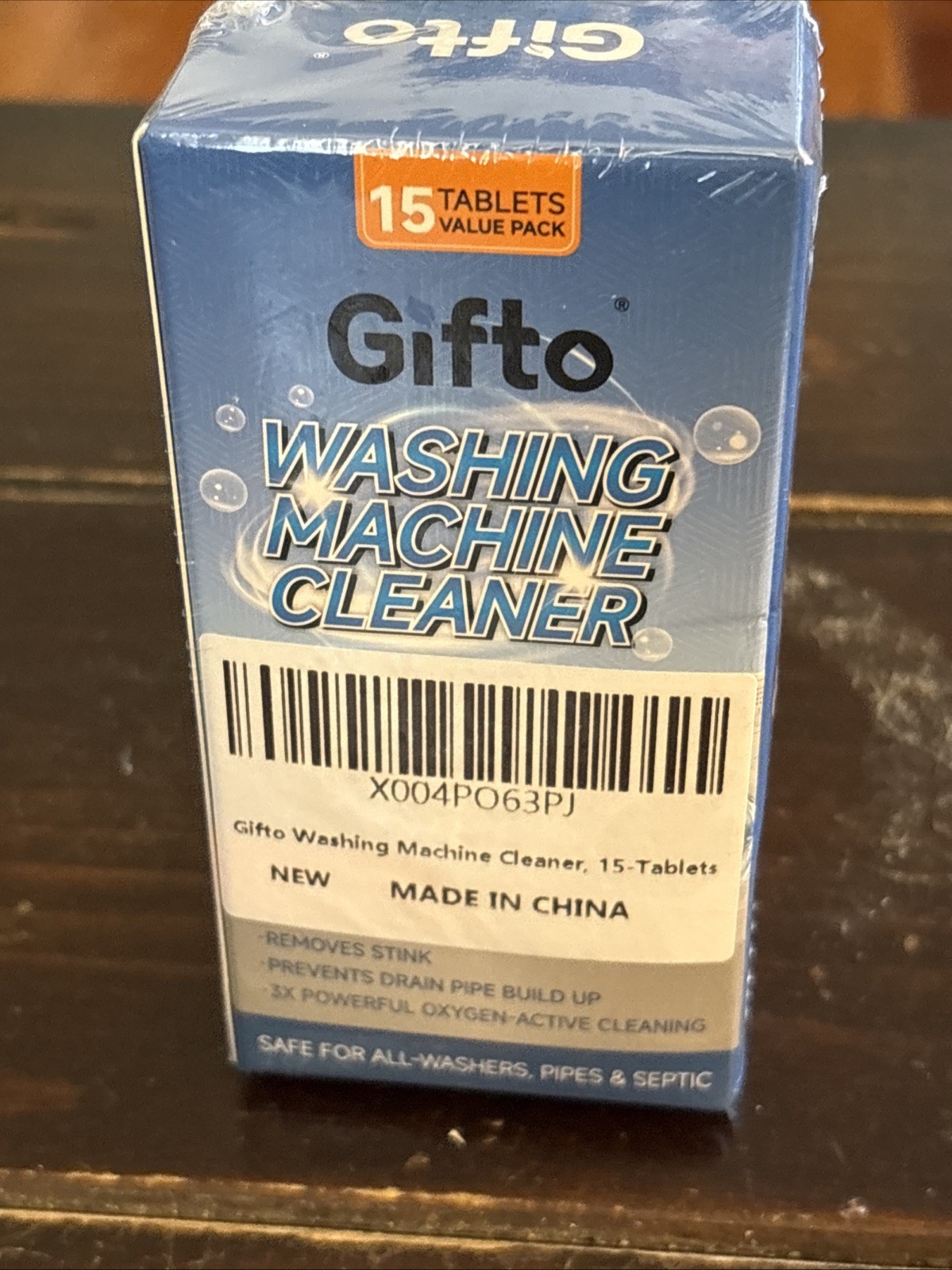 Gifto Washing Machine Cleaner 15 Tablets (New Sealed)
