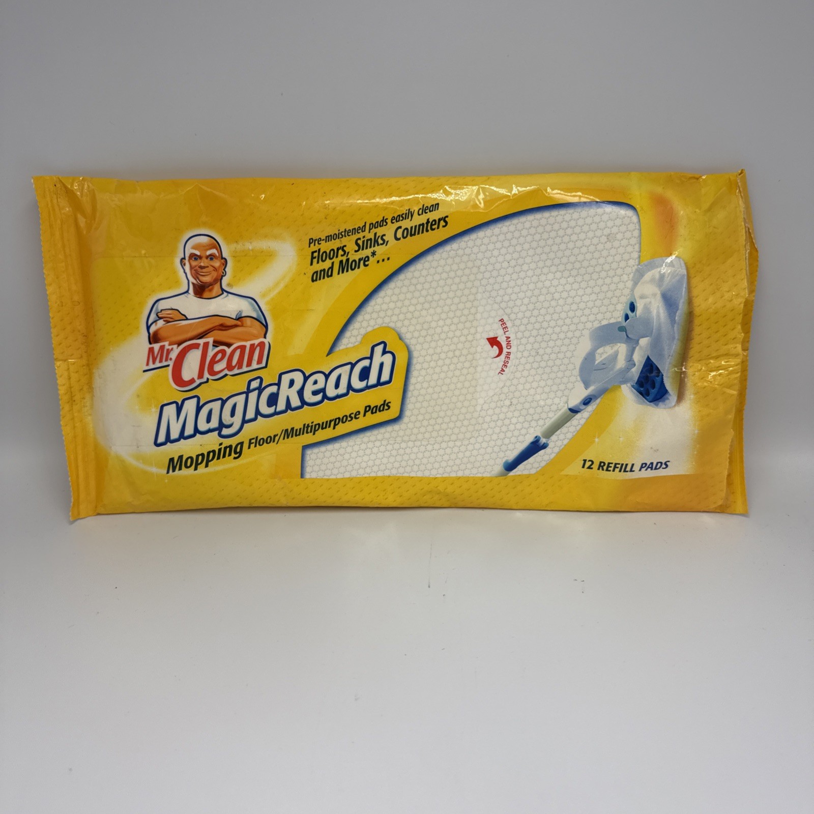 Mr Clean Magic Reach Mopping Floor Multipurpose *10 of 12 Refill Pads