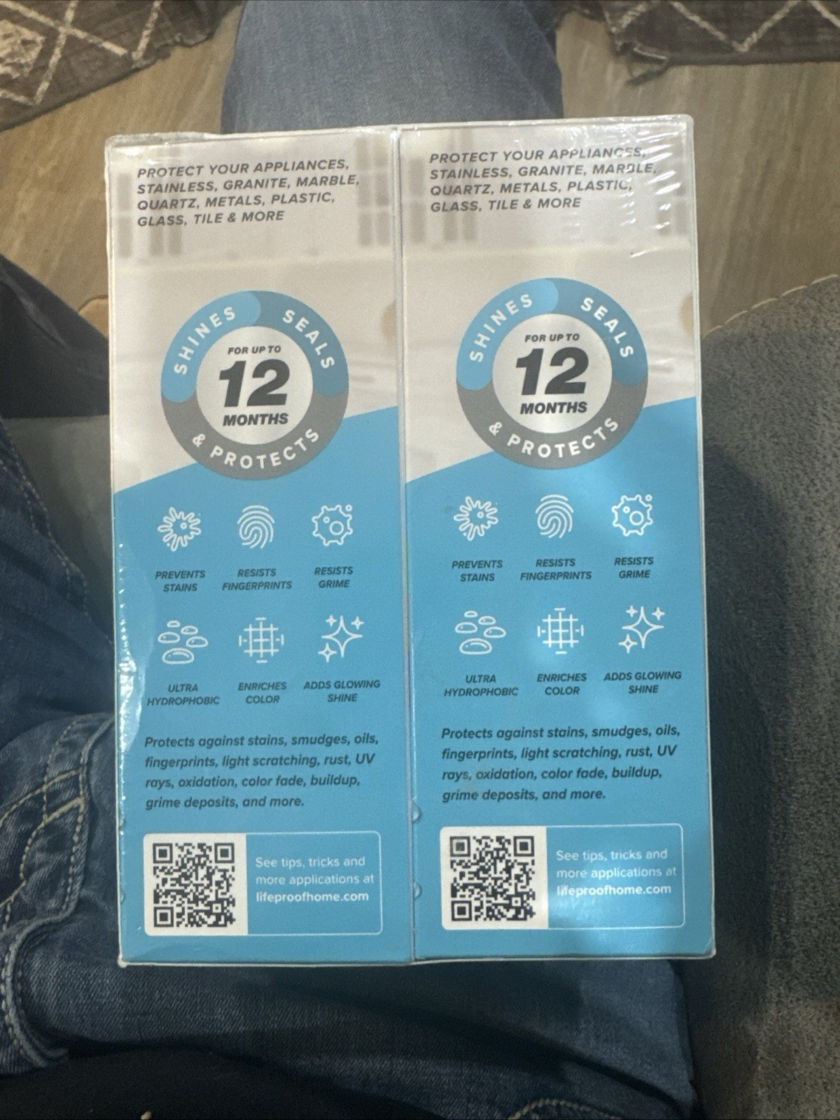 Lifeproof Home Multi-Surface Ceramic Coating 8 oz Kit Set Of 2