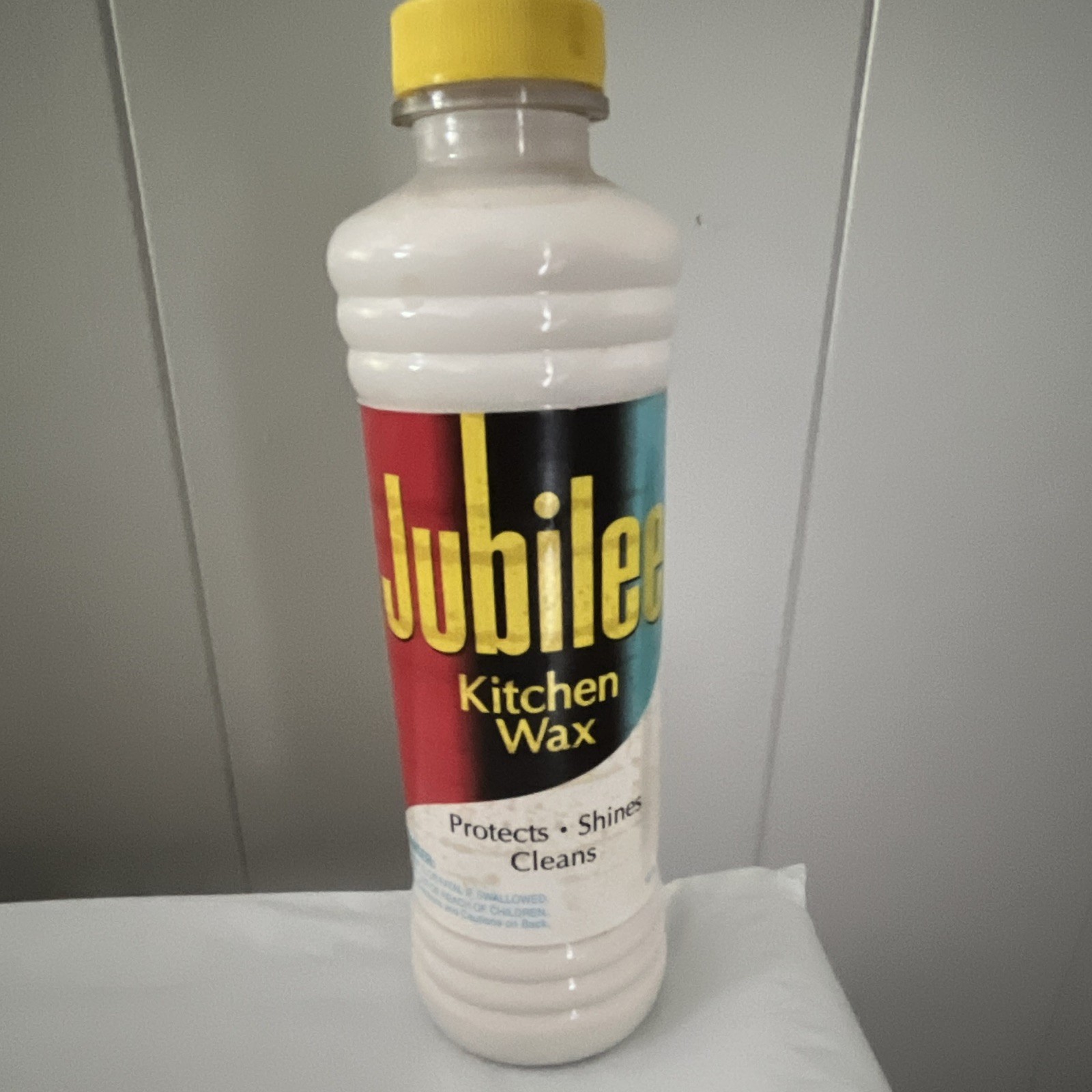 Jubilee Kitchen Liquid Cleaning Wax Protects Shines Cleans 1 Full Open Bottle