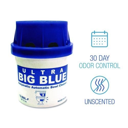 Boardwalk Automatic Toilet Bowl Cleaner, Unscented, 9 oz Canister, 12/Box